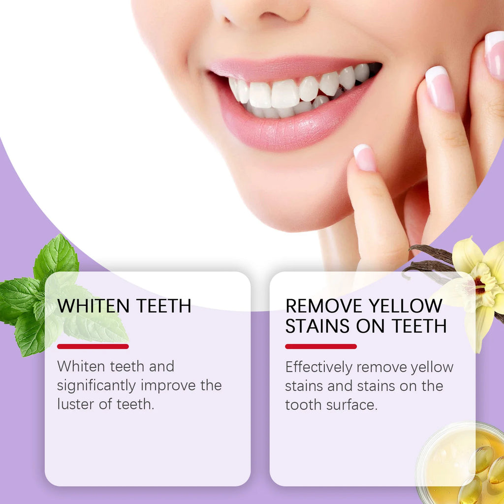 Oralhoe Purple Whitening Toothpaste & Tooth Brightening Powder