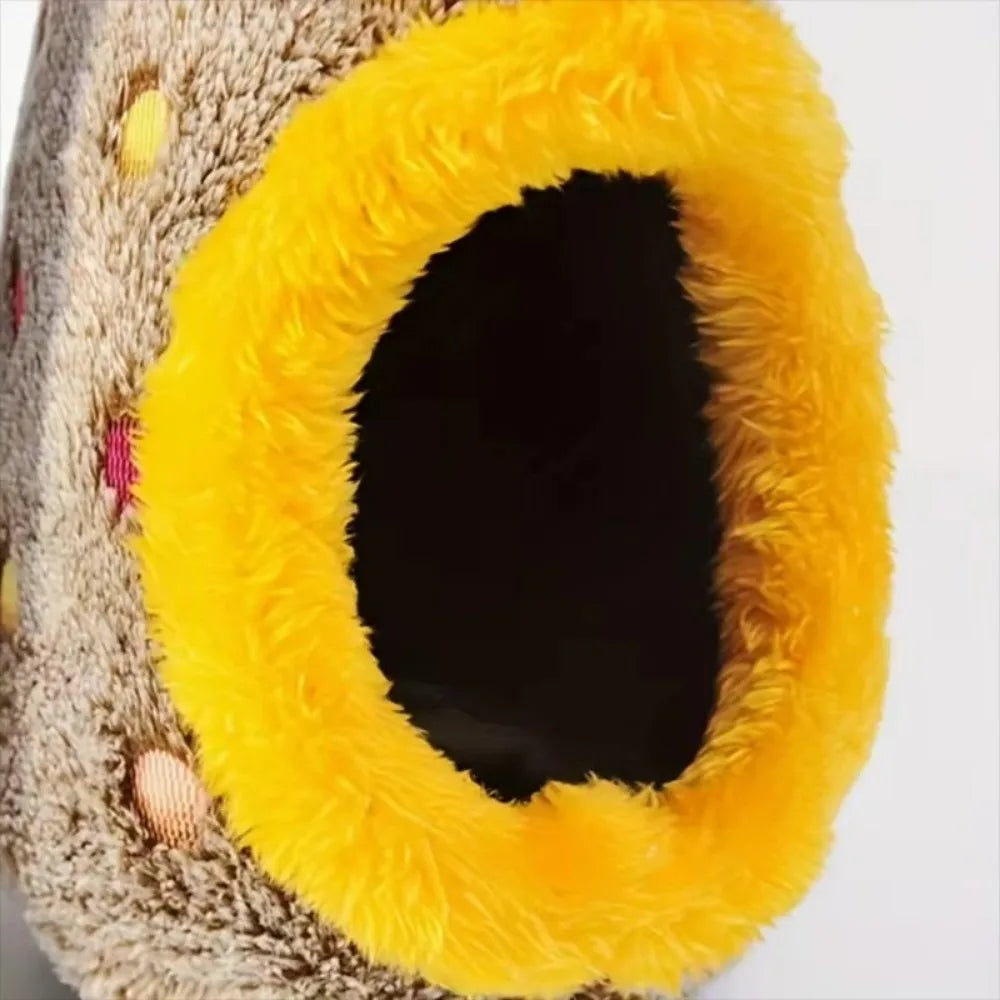 Hanging Egg-Shaped Plush Bird Nest for Cockatiels & Lovebirds