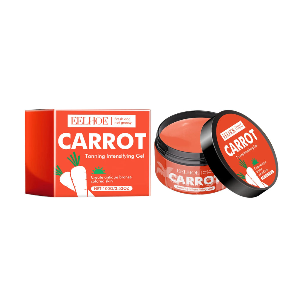 EELHOE Carrot Tanning Intensifying Gel – Self Tan & Bronze Self Tanning Gel Oasis Select 1pc