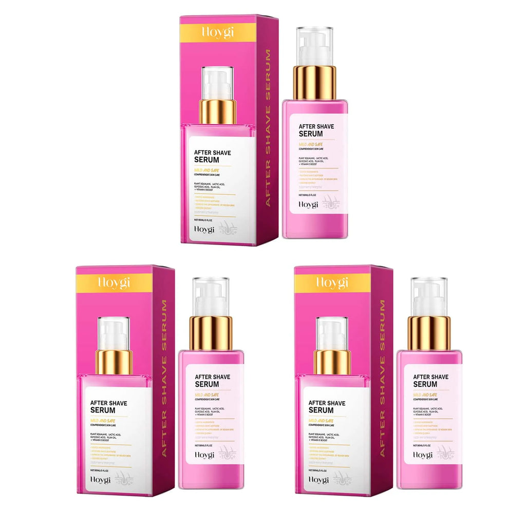 After Shave Serum Soothing Post-Shave Essence for Men & Women Smoothing Firming Skin Deep Hydrating Nourishing Gentle Body Care Oasis Select 3Pcs 90ml