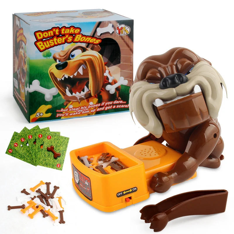 Don't Take Buster's Bones Bulldog Prank Action Board Game