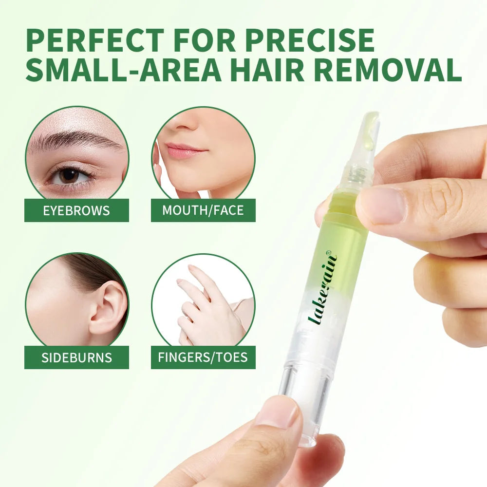 Hair Removal Set Hair & Paper Wax Depilatory Wax Pen for Eyebrow & Facial Hair Gentle Long-Lasting Hair Removal Kit Oasis Select