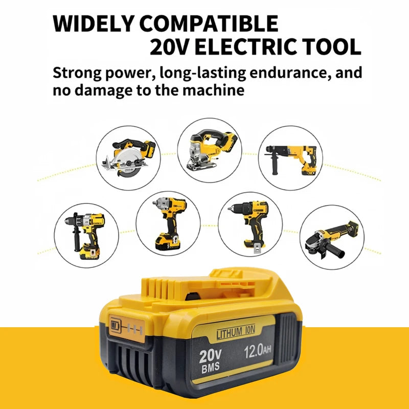 Big promotion 20V lithium ion battery, for dewalt power tool DCB606 DCBGene DCB206 DCB200 MAX 20V batteries// Oasis Select