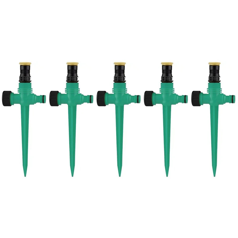 5/10PCS Household Sprinkler Automatic Irrigation Equipment Watering Sprinkler 360 Degree Rotation Corrosion Resistant For Garden Oasis Select Green france