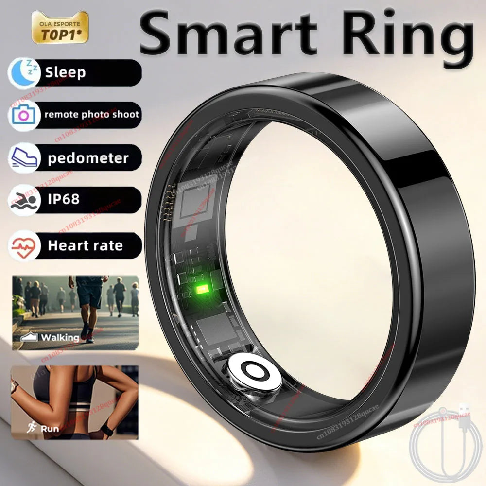 Ola Esporte Smart Ring – Heart Rate, SpO2 & Sleep IP68