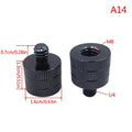 1/4 to M4 M5 M6 M8 M10 Conversion Screw 3/8" Male to Female Thread Screw Mount Adapter Standard for Projector Tripod Oasis Select A14