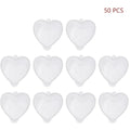 50-Pack Heart Shaped Clear Dessert Cups with Lids – 20ml Dessert Cups Oasis Select 50PCS