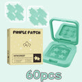 60-Piece Star Blemish Cover Patches + Makeup Mirror | Hydrogel Blemish Cover Patch Oasis Select green