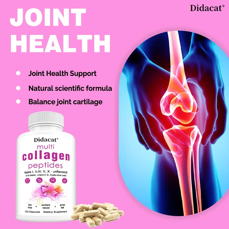 Multi-collagen Peptides - Anti-aging, Brightening Skin Tone, Firming Skin, Hair, Nail, Skin, and Joint Health Supplements Oasis Select
