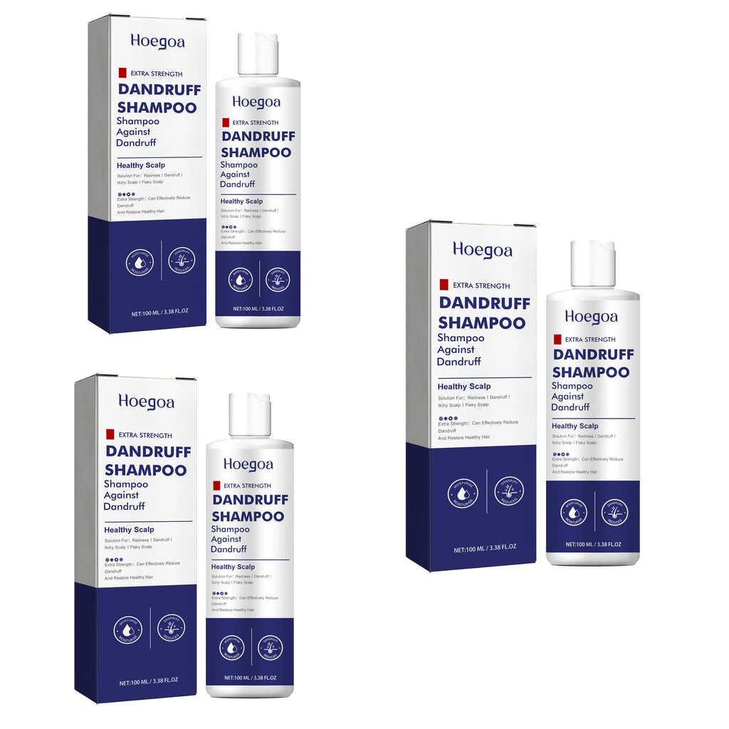 HOEGOA Deep Scalp Cleansing & Hair Thickening Shampoo Scalp Care Shampoo Oasis Select 3pcs