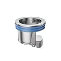 All-copper Floor Drain Core Floor Shower Drain Stopper Insectproof Anti-odor Deodorization Toilet Kitchen Bathroom Toilet Sewer Oasis Select Silver