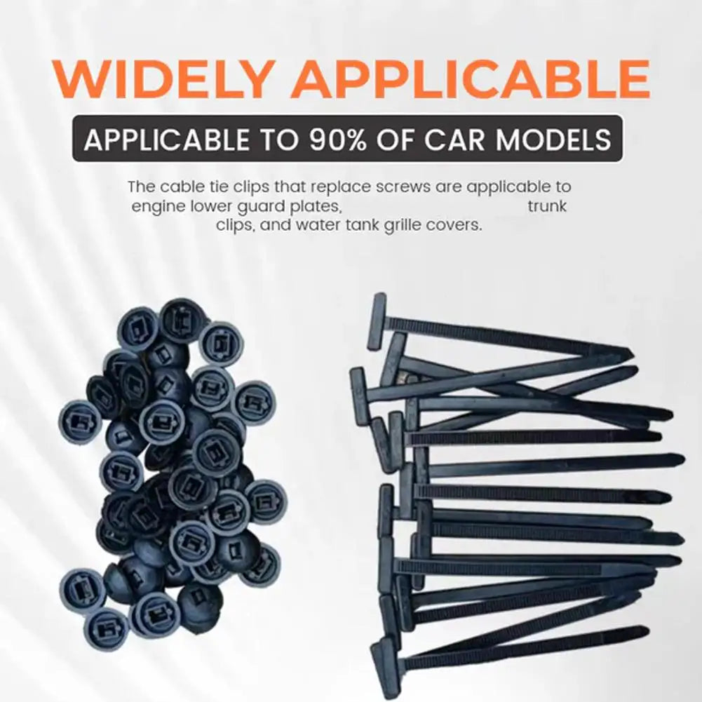 Nylon Cable Tie Buckle Car Fender Clip – Universal Fastener