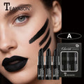 TEAYASON Velvet Matte Lipstick Set – Black, White & Red 3 Pcs