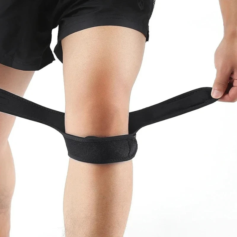 Elastic Pressurized Knee Support Bandage Pad Open Patella Knee Sleeve Brace Shock-absorbing Knee Pad for Multiple Outdoor Sports Oasis Select