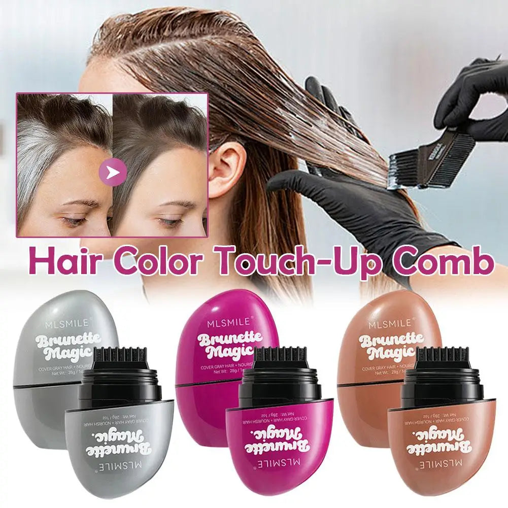 Temporary Hair Color Stick & Comb – Instant Gray Root Concealer Hair Root Concealer Oasis Select