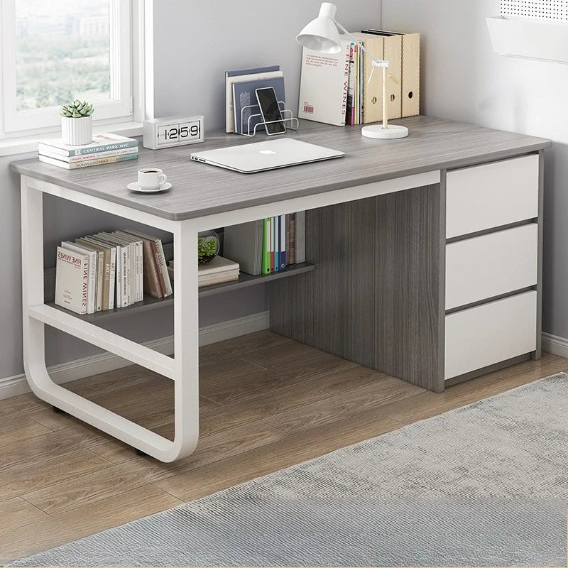 Desk Desktop Computer Desk Simple Home Desk Student Bedroom Bookshelf Integrated Writing Desk Oasis Select
