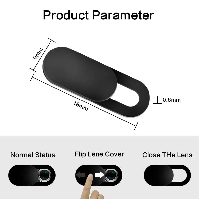 5/10/20pcs Universal Ultra-Thin Laptop Webcam Cover Shutter Antispy Camera Cover For Web Laptop Mobile Phone Lens Privacy Cover Oasis Select