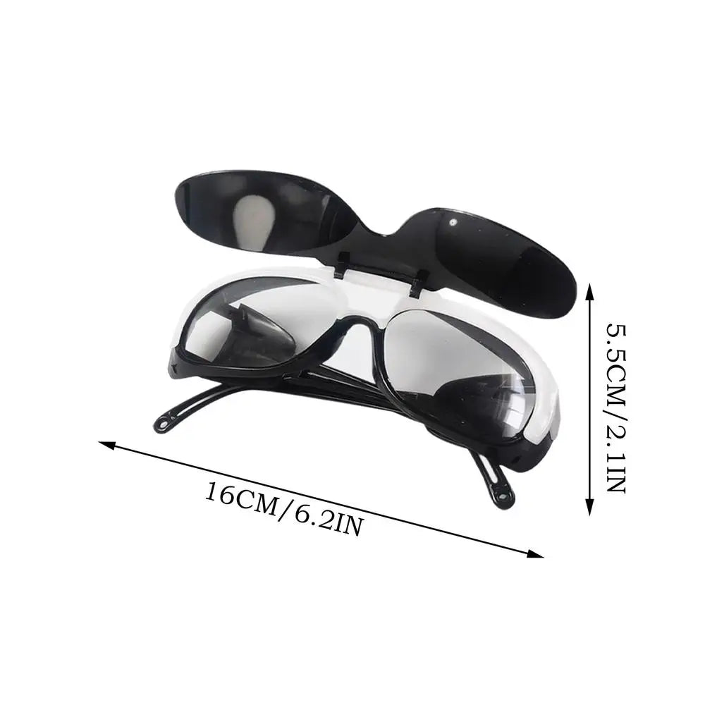 Welding Goggles Auto Darkening Glasses Special Welding Goggle For Welder Professional Glasses Eyes Protecting Anti-Glare Protect Oasis Select Black