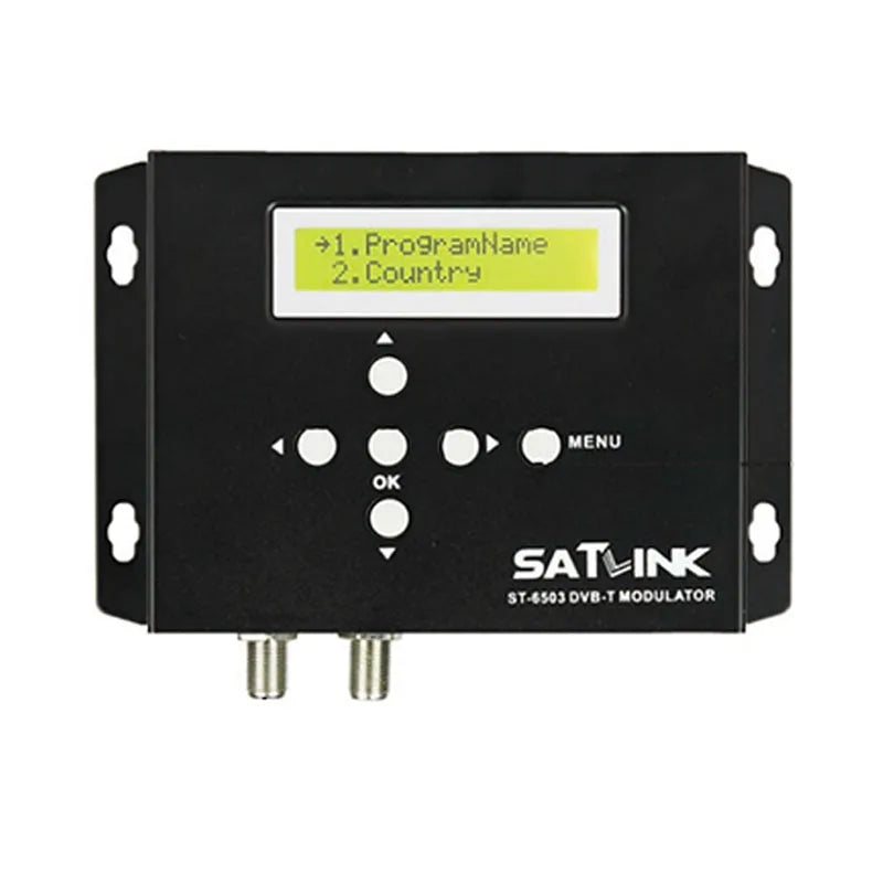 HD to TDT encoder modulator HD to RF DVB-T DTV modulator CATV self-produced programs SATLINK ST-6503 Oasis Select black