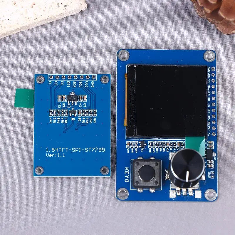 1.54 Inch TFT LCD Display Module With EC11 Rotary Encoder Button, IIC/I2C SPI Interface 240x240 For Arduino ESP32 ESP8266 DIY Oasis Select