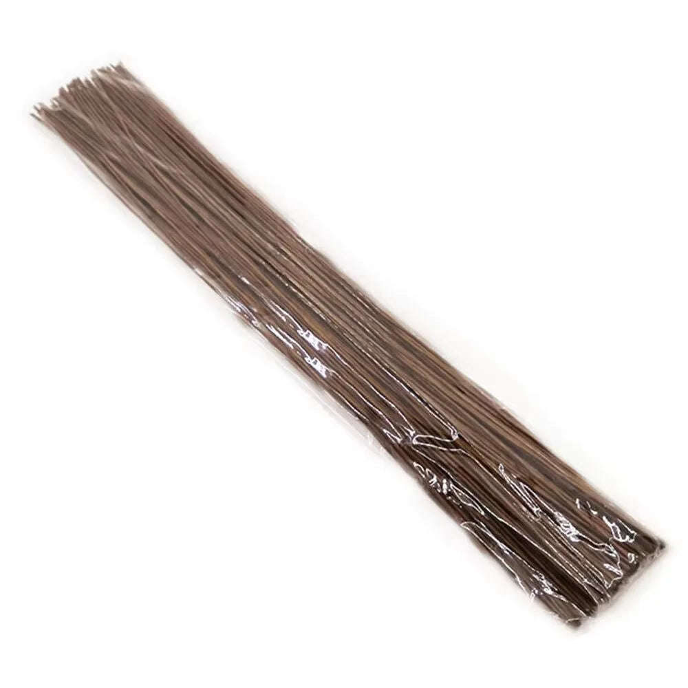100Pcs 40cm Floral Wire Stems Paper Covered DIY Crafts Paper Floral Wire Iron Wire Flower Making Accessory Home Decor Oasis Select Coffee