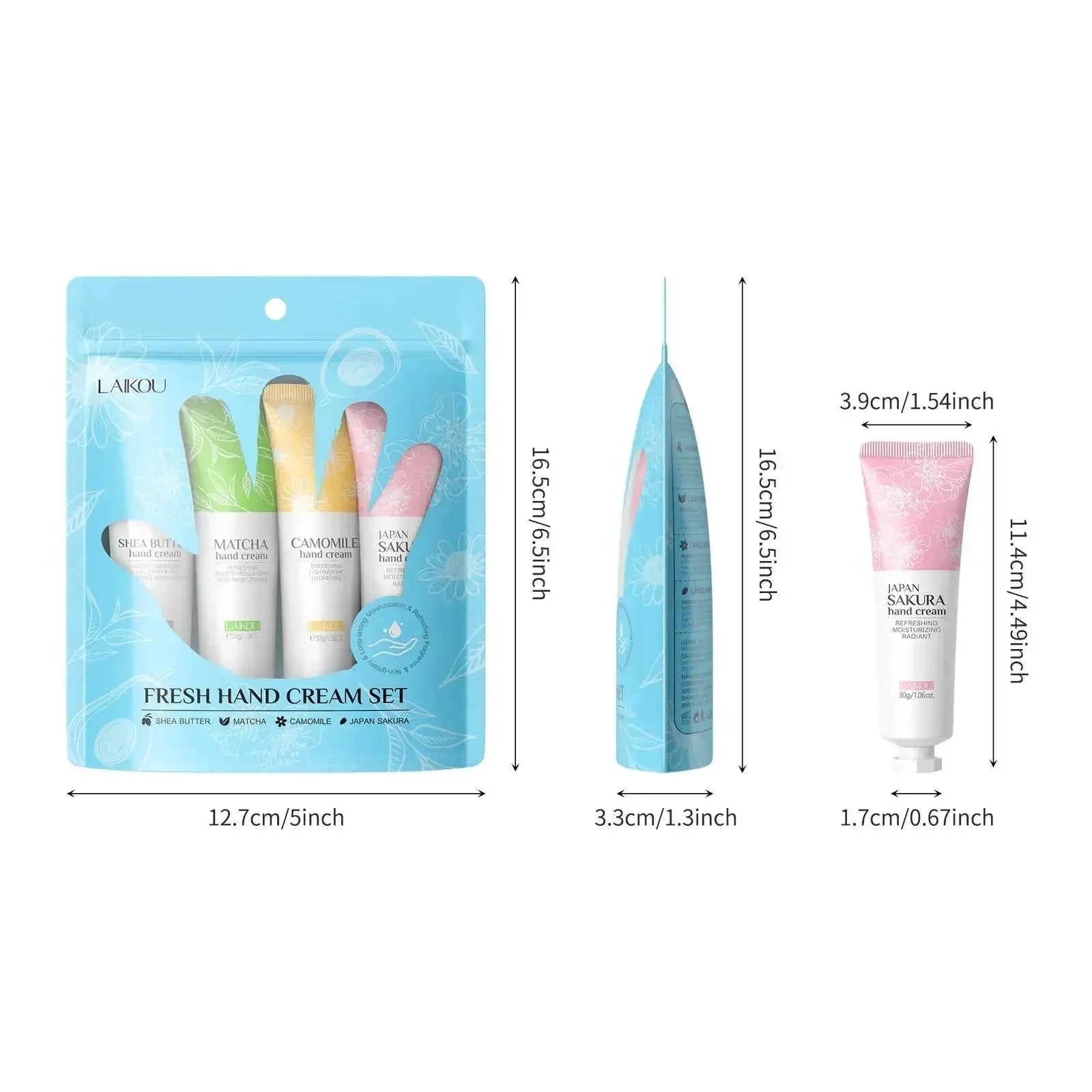 LAIKOU Hand Cream Set – Moisturizing, Nourishing & Non-Greasy