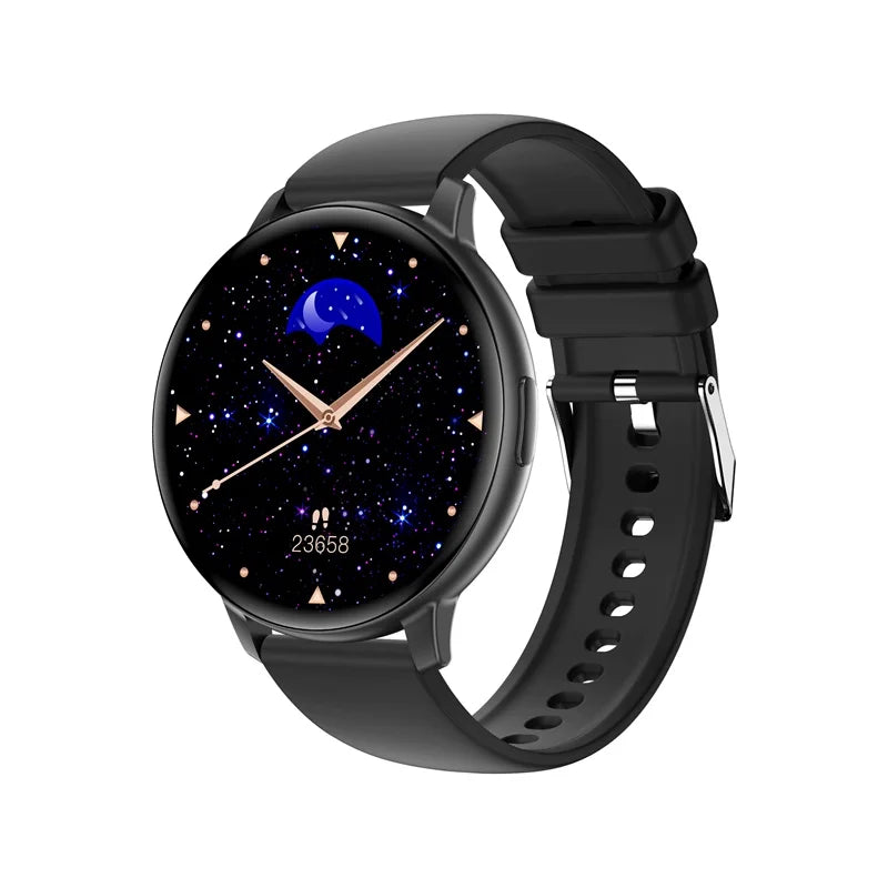 BT Call Smart Watch Women Sport Fitness Tracker Custom Dial Watches Heart Rate Waterproof Smartwatch Men Lady 1.38inch HD Screen Oasis Select BKBKS