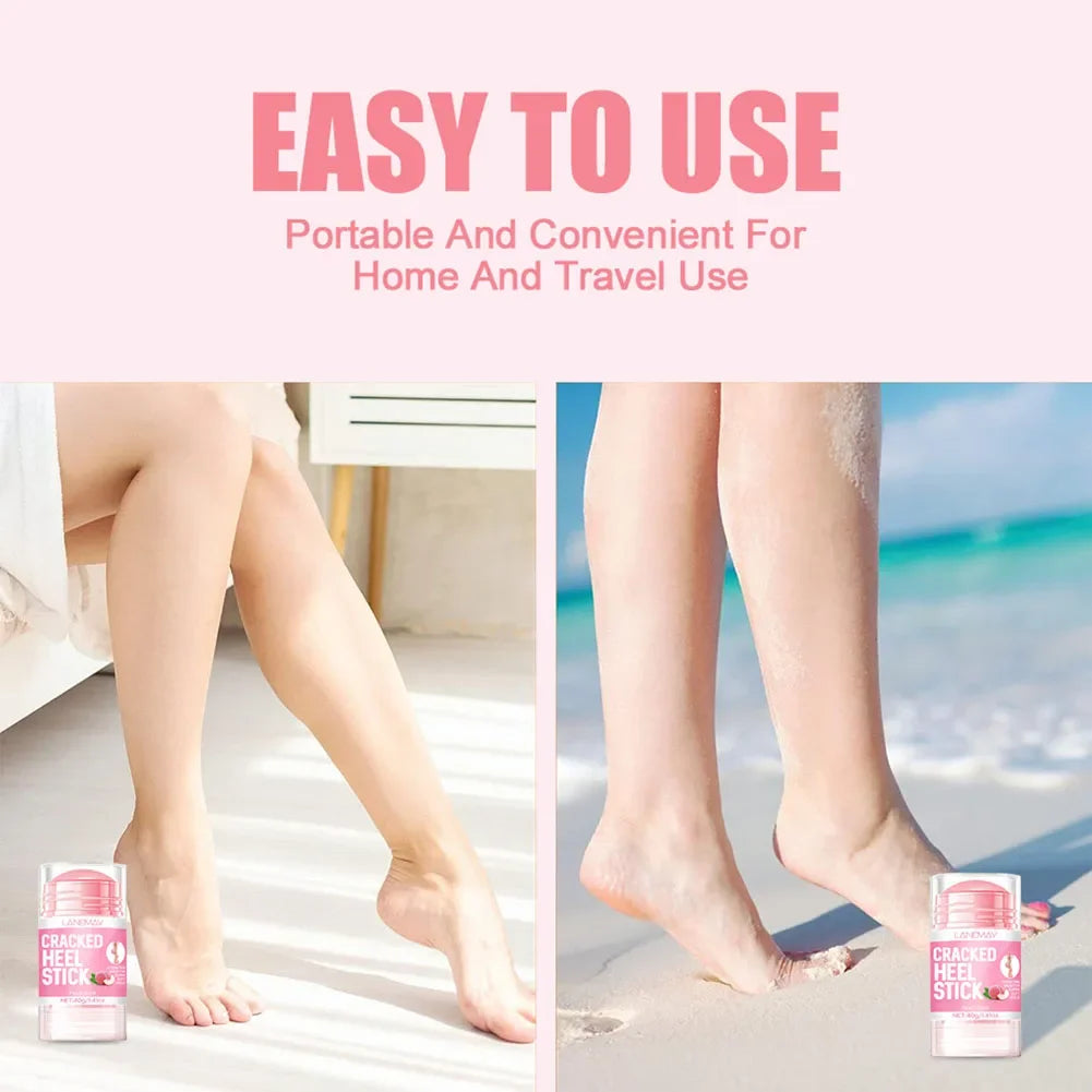 Peach Foot Balm for Dry Cracked Feet Hydrating Moisturizer with Coconut Oil Avocado Oil Aloe Softens Rough Heels Oasis Select