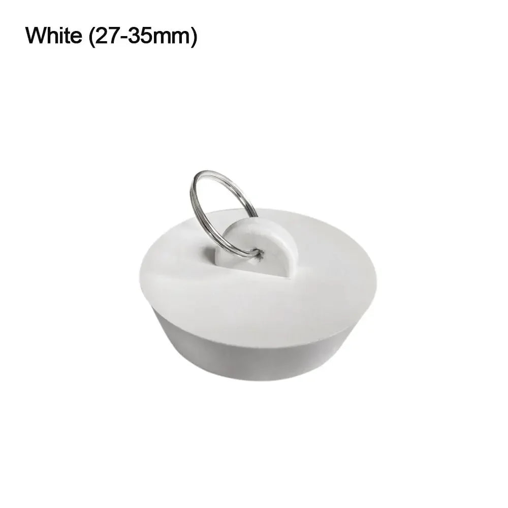 1/3pcs Rubber Bath Tub Sink Water Floor Drain Plug Durable Rubber Drain Stopper Replacement Fittings Oasis Select 3Pcs white-27-35mm