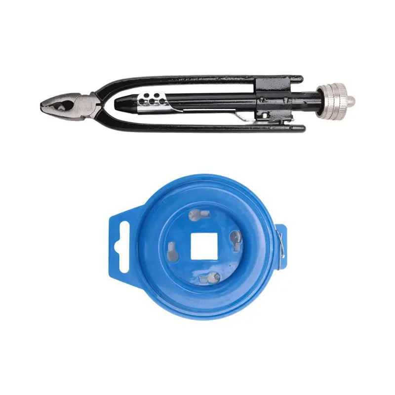 LIKE WISH 6Inch Aircraft Safety Wire Twisting Pliers Set Lock Twist Twister Tool / Roll 0.8Mm Stainless Steel Safety Lock Wire Oasis Select Black 30M