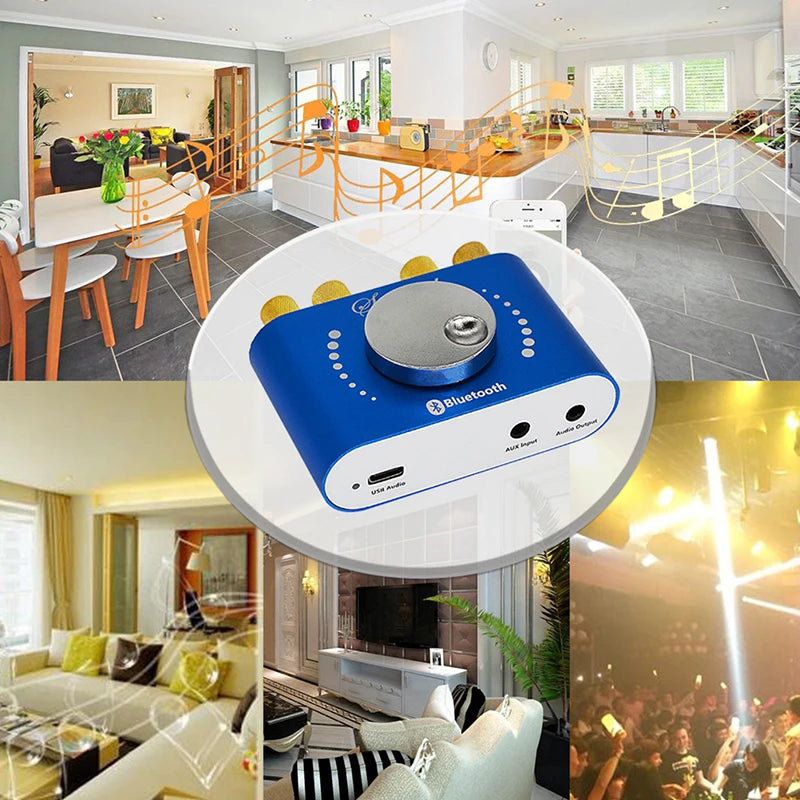 Nobsound Mini Bluetooth 5.0 HiFi TPA3116 Digital Amplifier Stereo Audio 2.0 Channel Sound Amplifiers 40W Power Amp Oasis Select