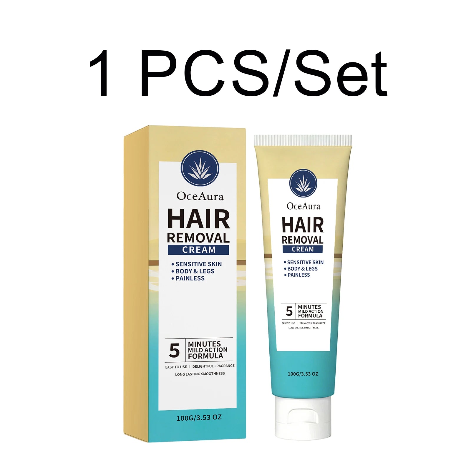 New 2026 Body Hair Removal Cream For Underarm Leg Arm Hair Growth Inhibitor Painless Shea Butter Hydrating Depilatory Cream 100g Oasis Select 1 PCS