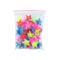 36Pcs Bike Bead Spoke Beads Colorful Safety Kids Clip Bicycle Round Multi-color Love Heart Stars Wheel Accessories Decoration Oasis Select White