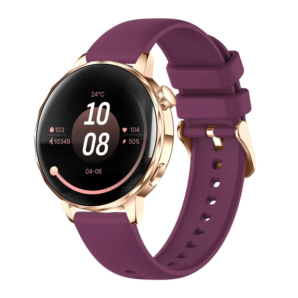 696 Fashion Smart Watch Women Blue Tooth Call Sports Fitness Bracelet Waterproof Music Heart Rate Sleep Lady Health Smartwatch Oasis Select RGPUS