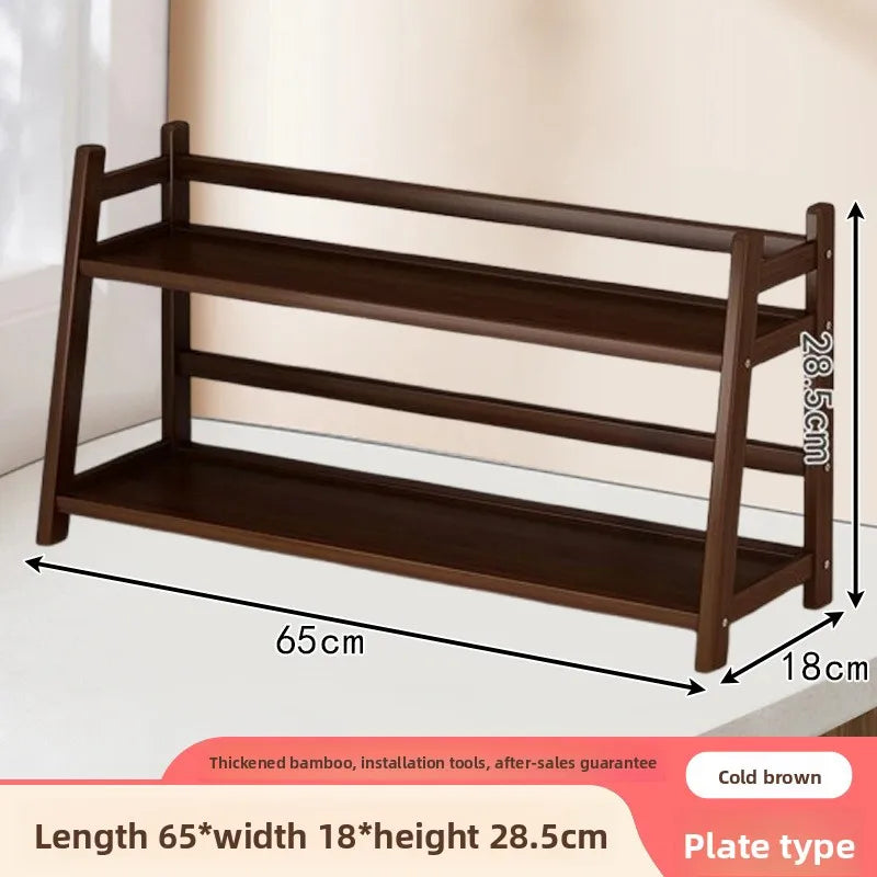 Cup holder desktop rattan trapezoidal cup holder, simple and multi-functional household water cup type Nanzhu storage cup holder Oasis Select 2-65CM-Brown-BC