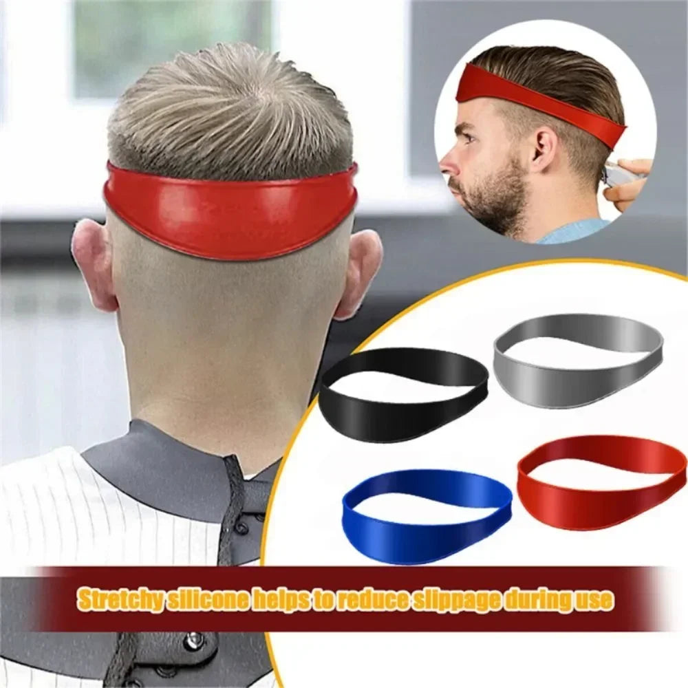 DIY Home Hair Trimming Haircut Curved Headband Silicone Neckline Shaving Template Hair Cutting Guide Barber Hair Styling Tools Oasis Select