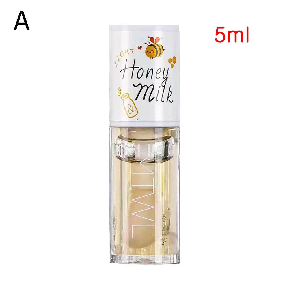 Kawaii Honey Peach Lip Oil – Tinted Plumping Lip Serum 5ml Tinted Lip Oil Oasis Select A