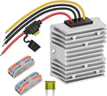 20A 240W Golf Cart DC 18V 20V 24V 36V 48V Step Down to DC 12V Converter Voltage Regulator Reducer Power Buck Converter with Fuse Oasis Select 18V-58V to 12V 20A