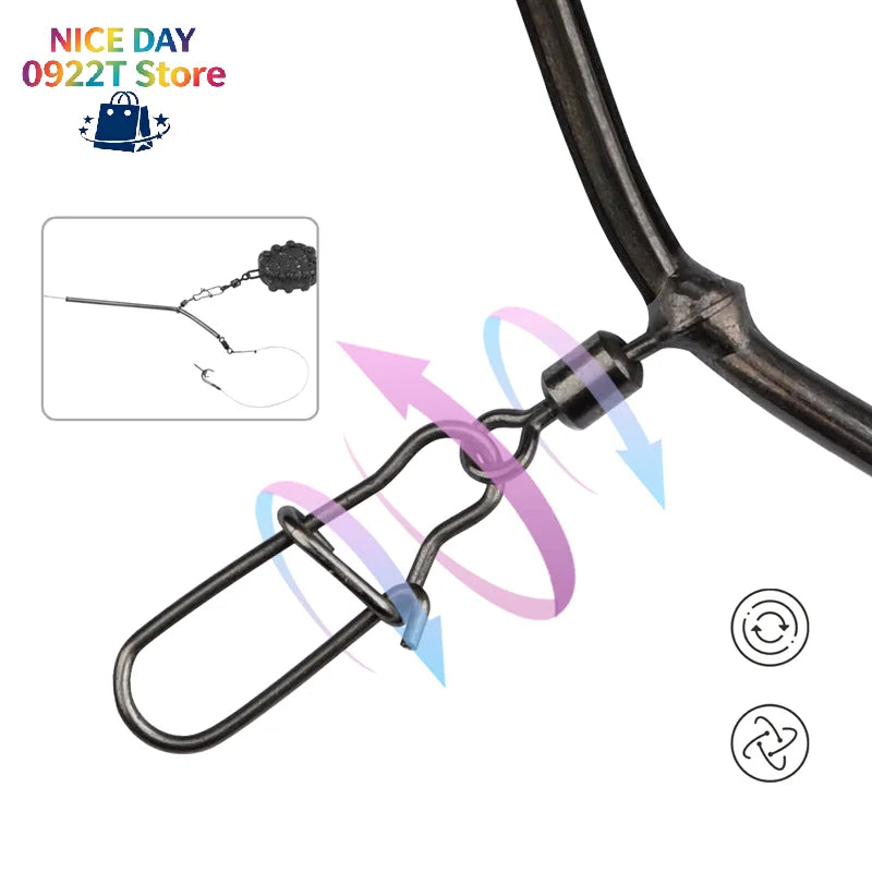 5pcs Fishing Balance Connectors 5/7/9/12CM Small Style Brass Tube Fishing Tackle Anti- Feeder Boom Fish Accessories@#X Oasis Select