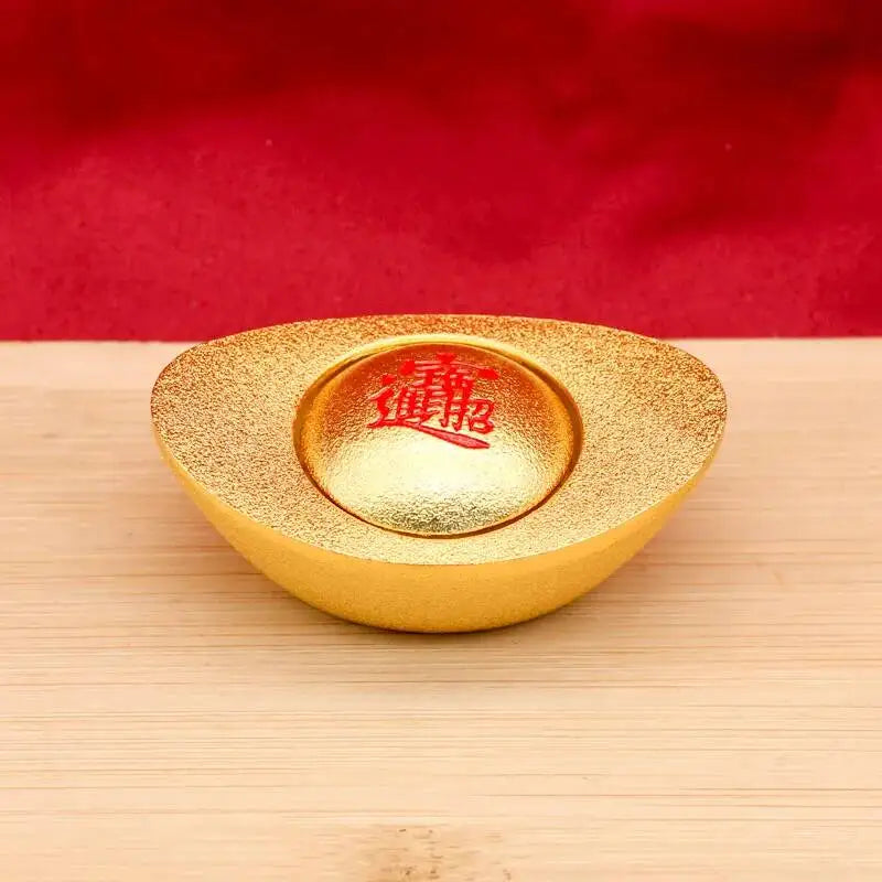 Red Oil Rotating Ornament Rotatable Desktop Decoration Living Room Opening Decoration Oasis Select