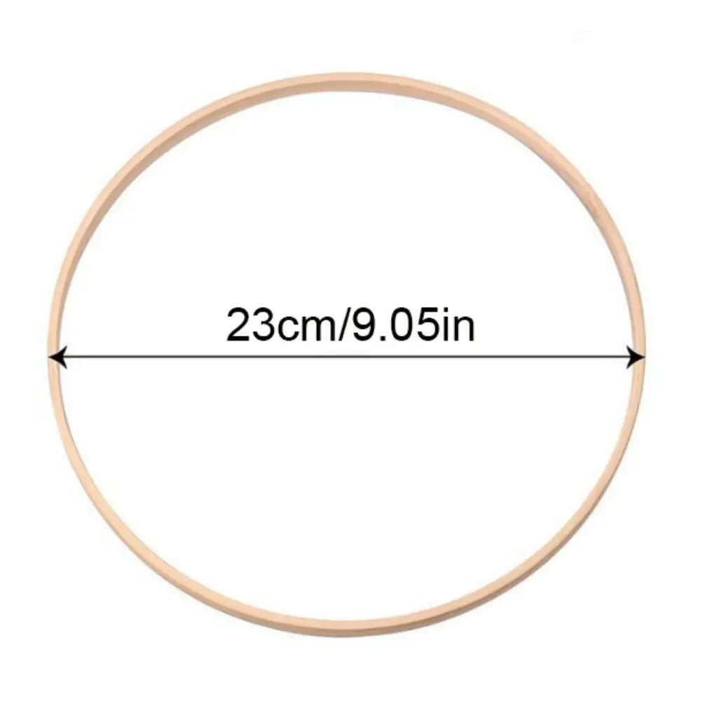 Bamboo Wreath Hoop Ring 10–30cm | DIY Crafts & Floral Décor