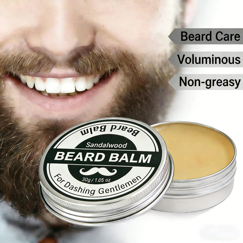 YURHERSU Strong Hold Beard Wax 30g – Matte Finish for Men Beard Styling Wax Oasis Select