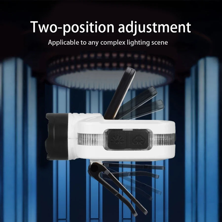 COB LED Rechargeable Headlamp – 5 Modes, 200LM & Pen Clip