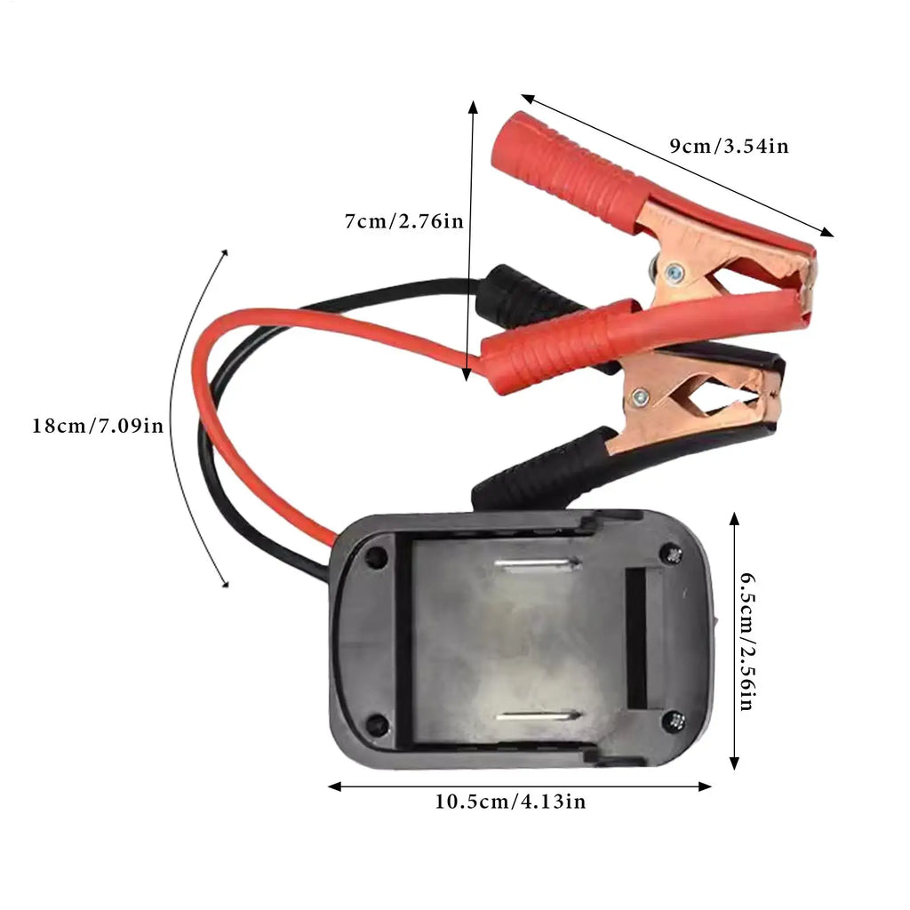 Igniter Jump Starter forMakita Lithium Battery Booster Cable Adapter 2 USB Electric Wrench/Hammer Car Emergency Start Power Oasis Select