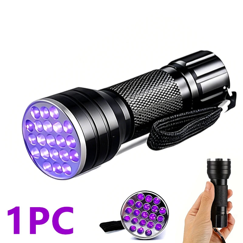 UV Blacklight Flashlight 9/12/21 LED – Pet Stain & Urine Torch