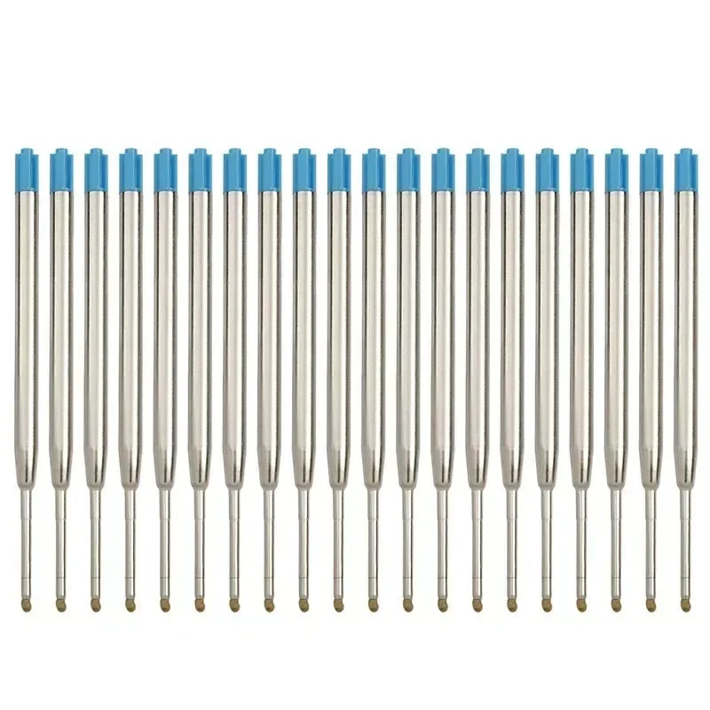 10/20/30/40pcs L:3.9 In Ballpoint Pen Refills for Parker Pens Medium Point blue Black Ink Rods for Writing Office Stationery Oasis Select 20 PCS Blue