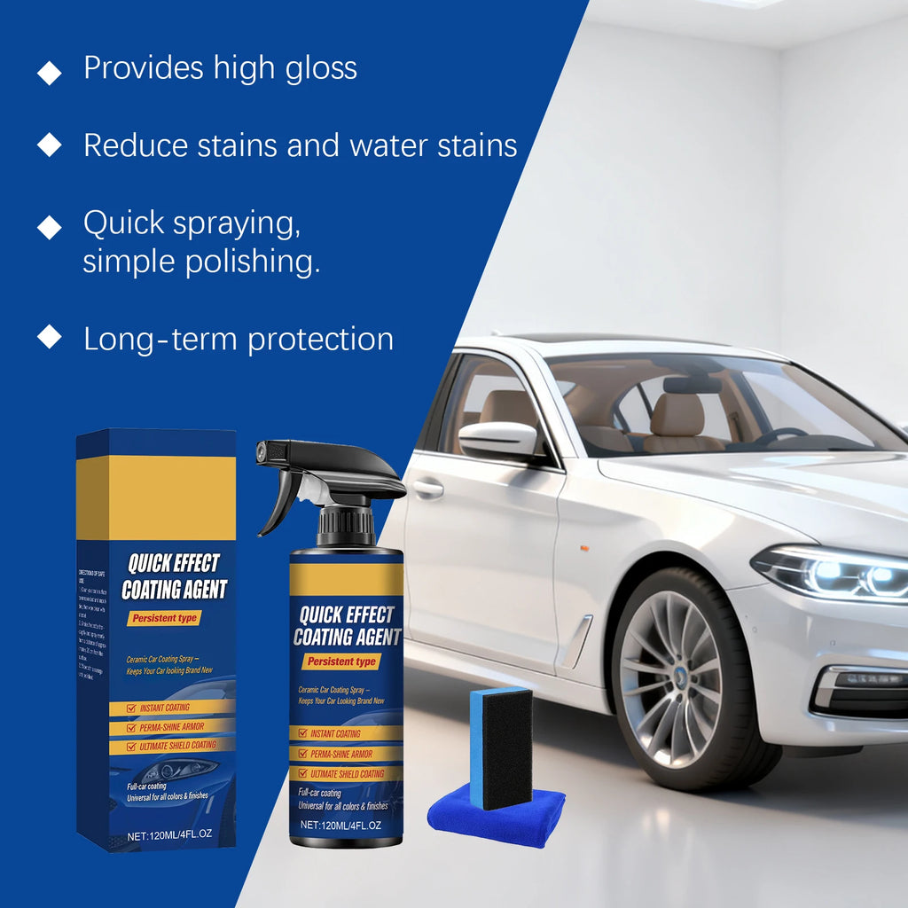 Ceramic Nano Coating Spray – Car Paint Gloss & Protection 120ml Ceramic Car Coating Oasis Select