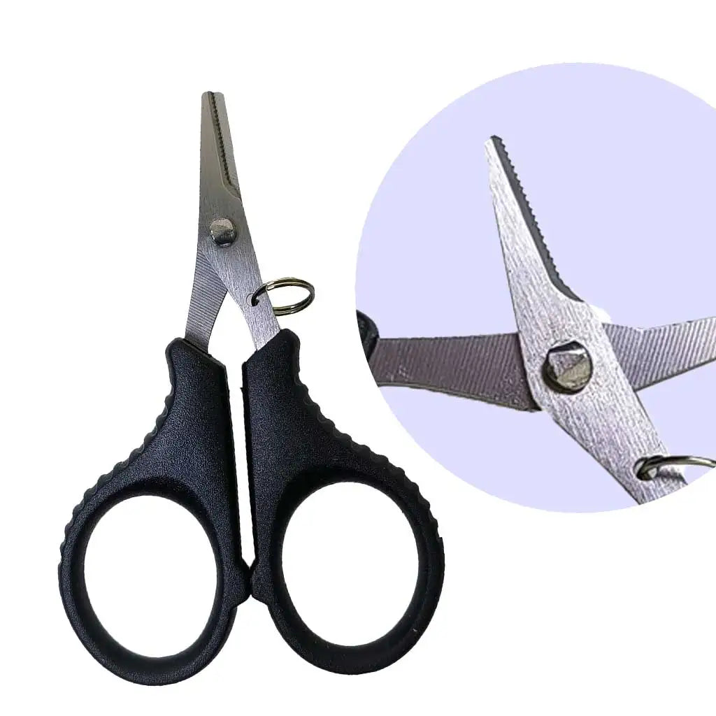 3-Pack Professional Stainless Steel Fishing Scissors Heavy Duty Line Cutter For Braided PE & Braided Line Oasis Select