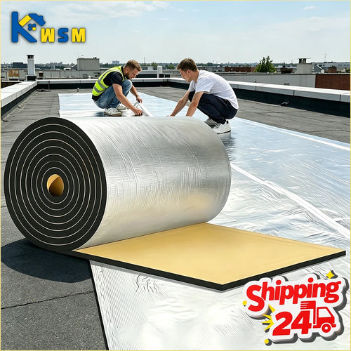 10MM Thermal Insulation Soundproof Mat Heat Barrier Foam Roll Home Wall Floor Door Acoustic Noise Reduction Warm Keeping Panel Oasis Select Default Title