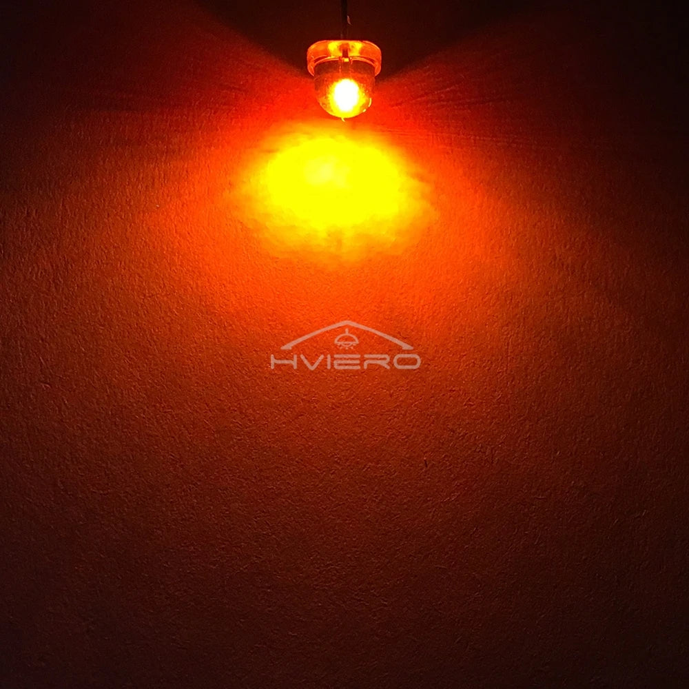 500/1000PCS F5 5mm Straw Hat LED Diodes | Ultra Bright Multi-Color